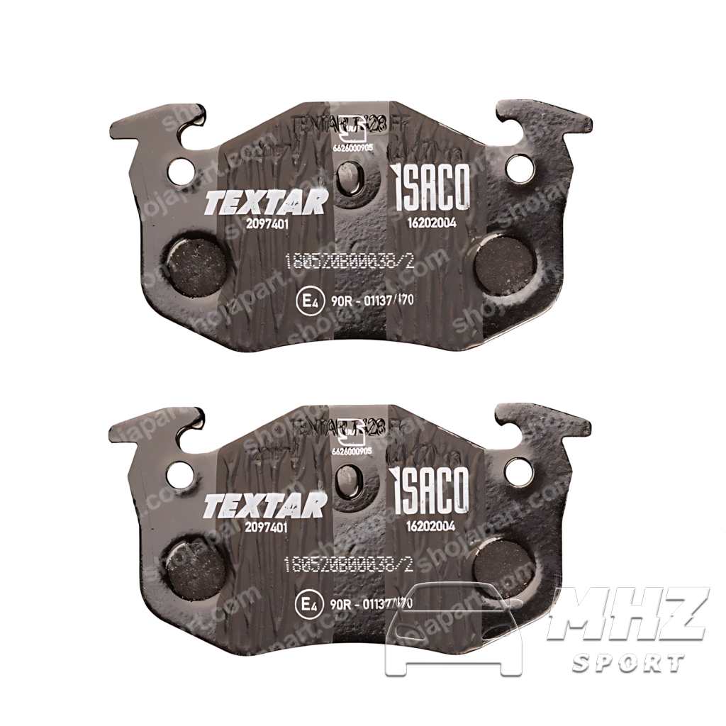 لنت عقب 206 تیپ ۵ و 207 تکستار ایساکو